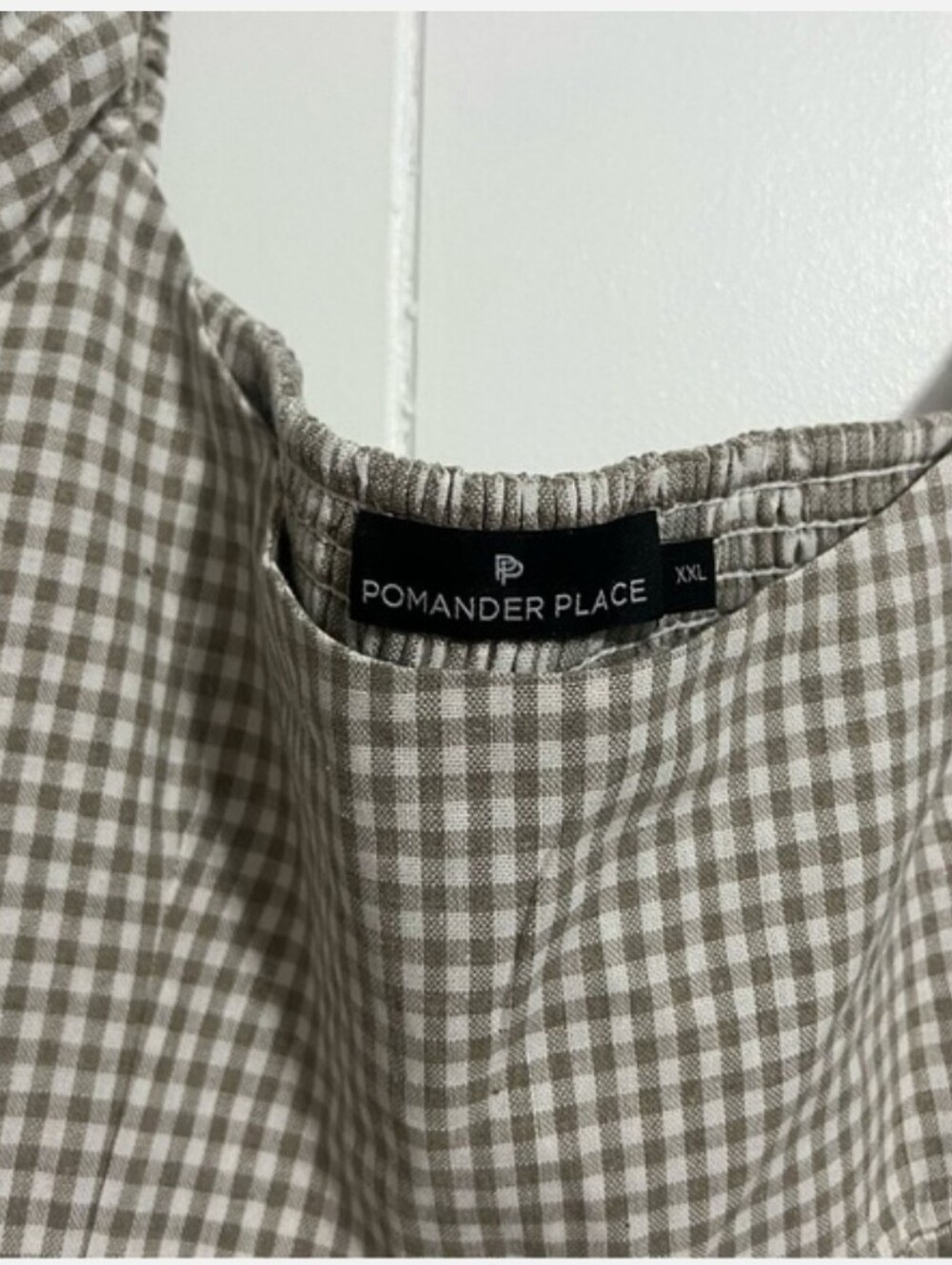 Pomander Place Tuckernuck Gingham Beechwood Babydoll Dress XXL - Picture 7 of 8